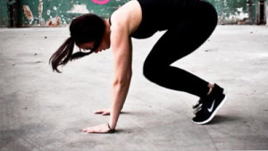 Halve burpee voor al je spieren